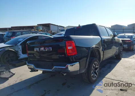 2025 Ram 1500 Laramie 4X4 5'7 Box from USA, damaged, VIN 1C6SRFJP8SN530176